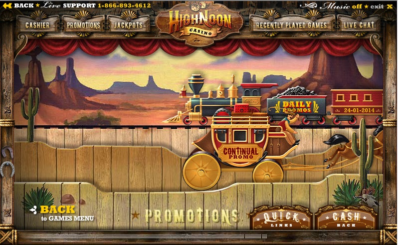 high noon casino lobby